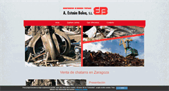 Desktop Screenshot of hierrosa-estaunbolea.com